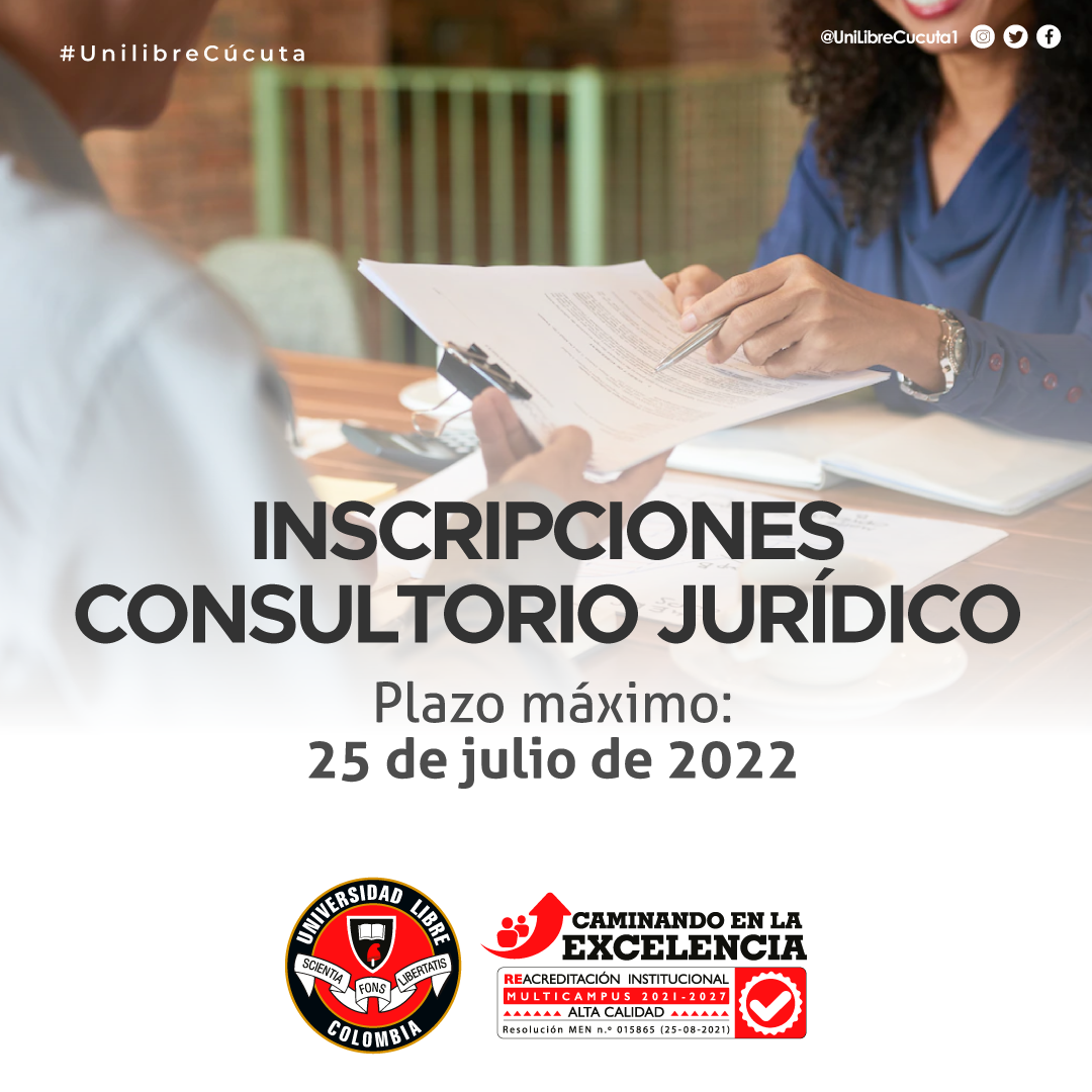 INSCRIPCIONES CONSULTORIO JURIDICO UNILIBRE FEED