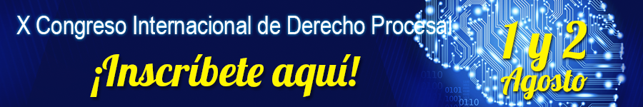 Banner delgado Congreso procesal